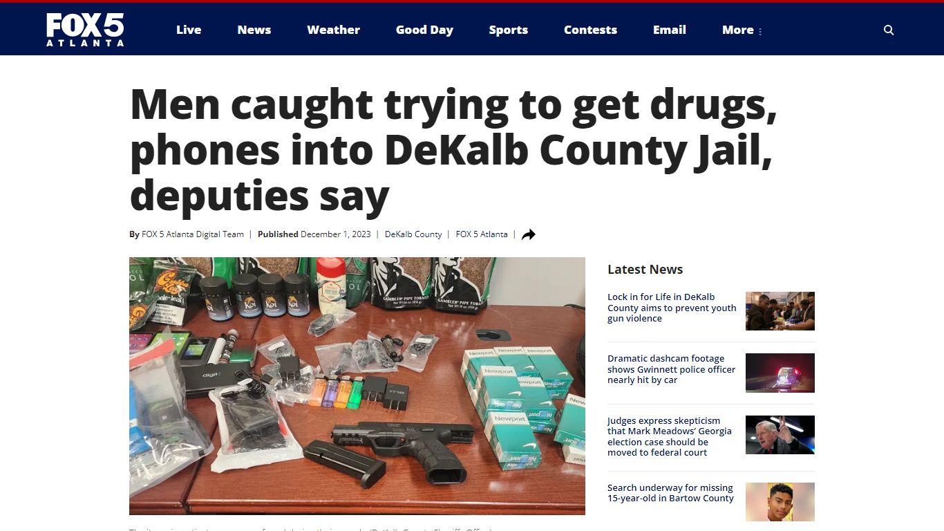 Men caught trying to get drugs, phones into DeKalb County Jail ...